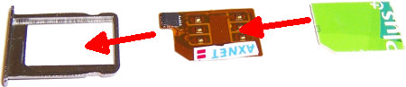 karta do odblokowania telefon�w I-Phone 4s