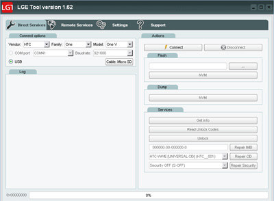 LGE Tool - program do HTL
