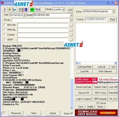 BB5+ unlock 6500s mt-boxem