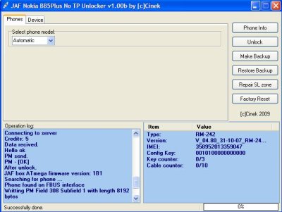 BB5+ JAF Activation