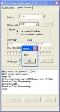 Programowanie karty Super X-SIM4