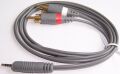 Kabel Audio chinch do Motorola Q,ROKR E1,U6, V1050, V235, V3, V501, V551, V557, V600, V710, V820, V820P, A1010, A1200, A630, A728, A732, A768, A780, A845, A860, A920, A925, C261, C380, C650, C975, E1000, E1120, E398, E550, E680, E685, E895, MPX200, MPX220 (MMC70) pozowli ods�ucha� utwory z Twojego telefonu na g�o�nikach lub sprz�cie RTV/Audio kt�re posiadaj� wej�cie Chinch (RCA)