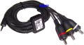 Kabelek do Nokii 3600s, 6220c, 6500s, 7610 Supernova <u>ORYGINALNY</u> TV OUT CA-92U do wy�wietlania film�w i zdj�� bezpo�rednio z telefonu na telewizorze