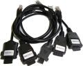 Zestaw 5 kabli do modeli SAMSUNG RJ45 do Martech Clip obs�uguj�cych wszystkie obs�ugiwane przez program martecha modele Samsung (D500,E810,E830,E860/X660,D800/T809 i pokrewnych) 