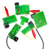Komplet 5 Przystawek PCB JTAG Panasonic (GD96,GD90,GD67,GD52/92/93,GD35) + kable pozwalaj� na wgranie do telefon�w boota przy zastosowaniu odpowiedniego interfejsu (aktualnie tylko Multi-BOx) bez potrzeby lutowania w telefonie.